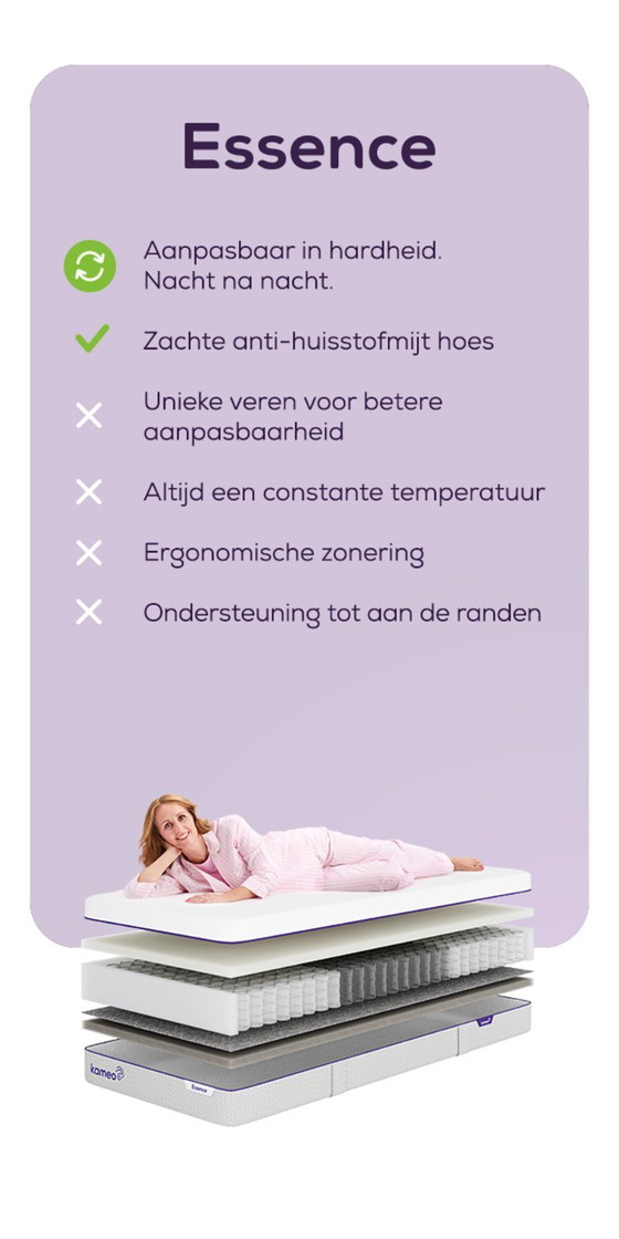 Image 1 of NEUE VERSTELLBARE MATRATZE KAMEO ESSENCE