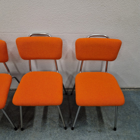 Image 1 of Juego de 3 sillas Gispen recién tapizadas.