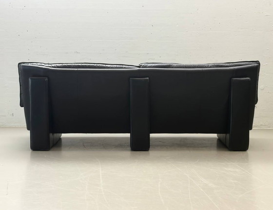 Image 1 of Nicoletti Salotti für Avanti Ledersofa – Italien, 1980er