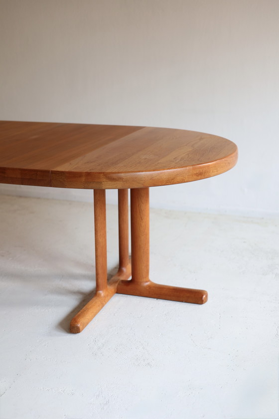 Image 1 of Table de salle à manger extensible en teck, années 1950/60