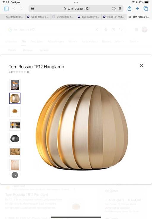 Tom Rossau Pendelleuchte TR12