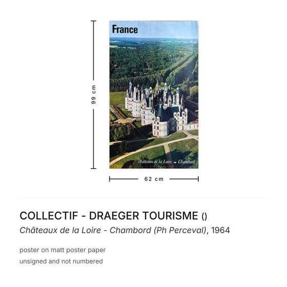 Image 1 of COLLECTIVE - DRAEGER TOURISM Loire Valley Castles - Chambord (Ph Perceval) post