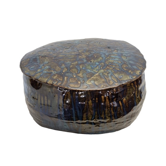 Image 1 of Handmade ceramic container with lid