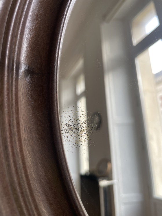 Image 1 of Miroir Ovale Vintage Made in France