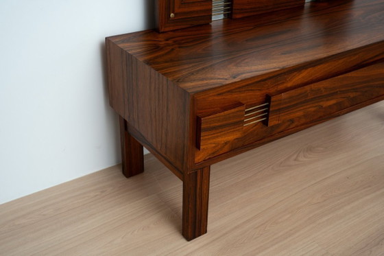 Zweedse spiegel uit het midden van de eeuw met make-upconsole – Ateljé Glas & Trä – Kaptafels, Wood (photo 5 of 11)