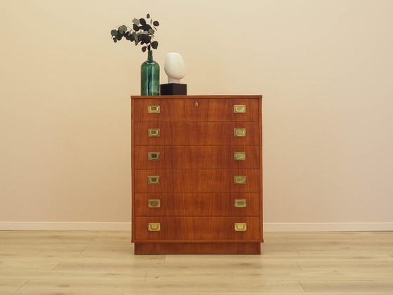 Image 1 of Teakhouten ladekast, Deens design, jaren 60, gemaakt in Denemarken.