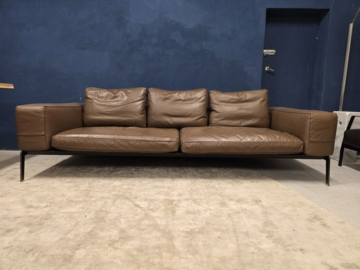 Flexform Lifesteel Design Sofa 3 places 240Cm