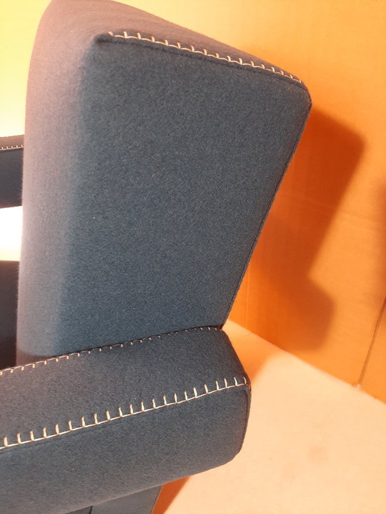 Image 1 of CASSINA 637 UTRECHT fauteuil (NIEUW, NOOIT GEBRUIKT) in 13L OTHANIO WOL met natuurlijke draadstiksels en paardenpunt