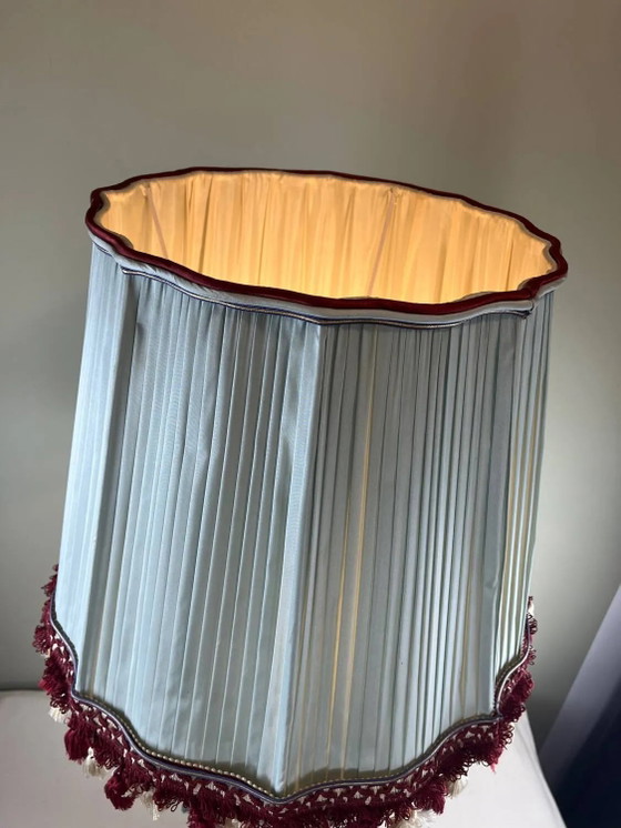 Grande lampada vintage in ceramica rossa firmata Drimmer – paralume pl – Lampade da tavolo, Porcelain, Metal (photo 3 of 21)