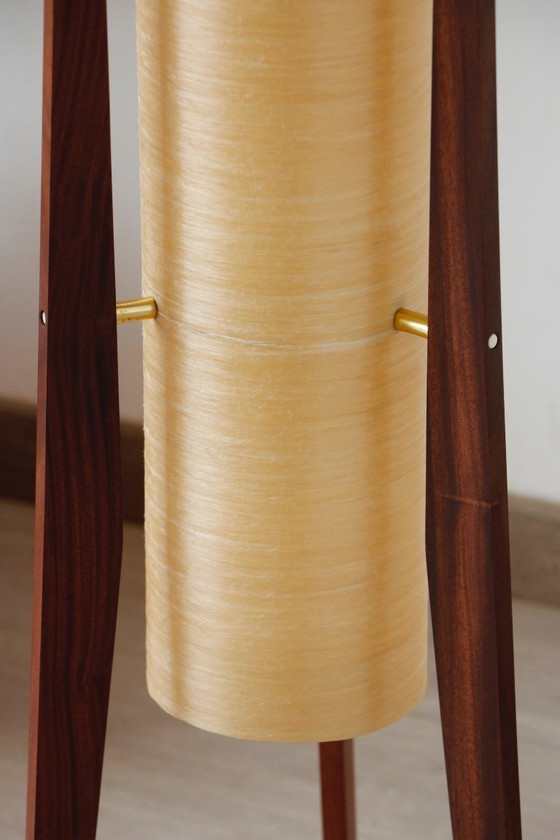Image 1 of Lampe Rocket - Crème - 1960