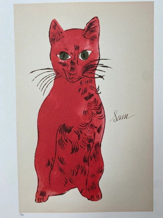 Image 1 of Después de Andy Warhol, Sam, década de 1980, litografía