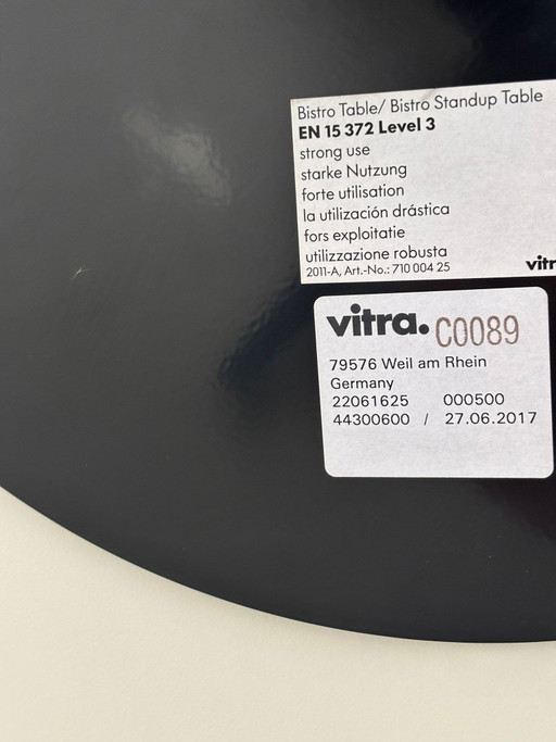 Tavolino da bistrot Vitra di Ronan & Erwan Bouroullec – Bianco – 64 × 79,6 × 74 cm – bijzettafels, Other (photo 2 of 7)