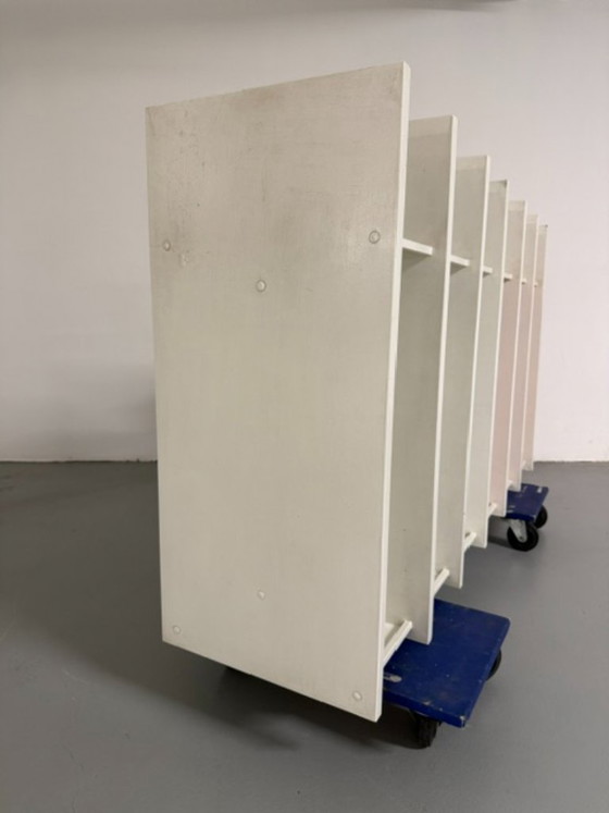 Wim Rietveld Bijenkorf Raumteiler 1960er – Bücherregale, Metall (photo 6 of 7)
