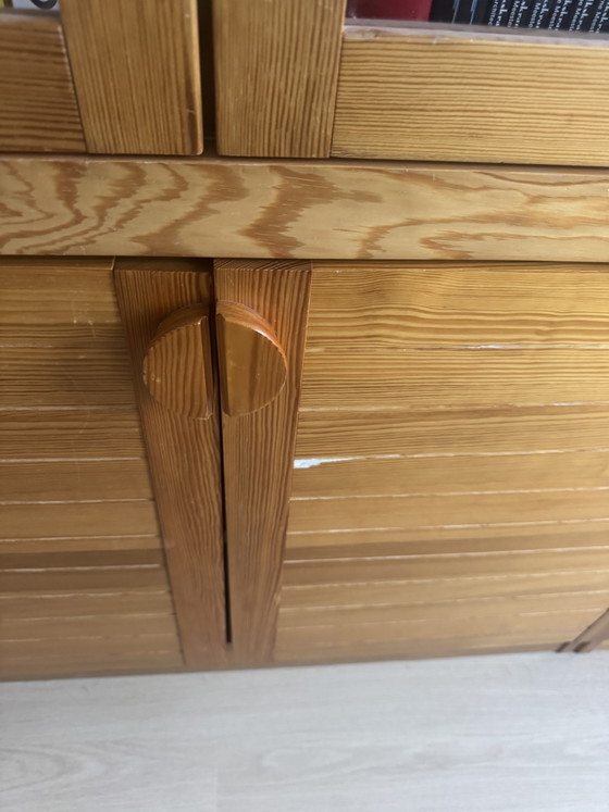 3x Vintage IKEA Wooden Display Cabinets – Glass (photo 6 of 6)
