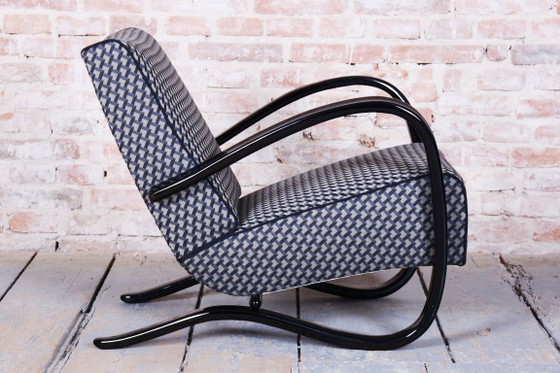 Paire de fauteuils Art déco restaurés, par J. Halabala, UP Zavody, République tchèque, années 1930 (photo 4 of 11)