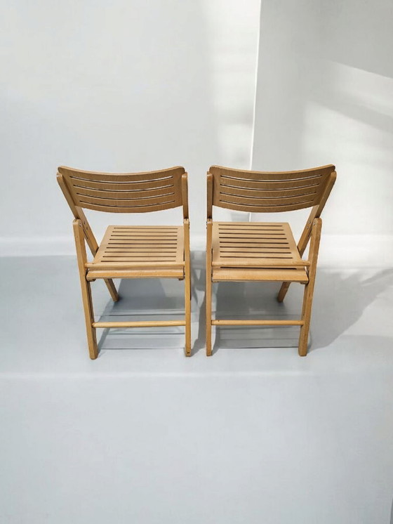 Image 1 of Set of 2 vintage IKEA folding chair folding chairs folding 1980s 1990s
