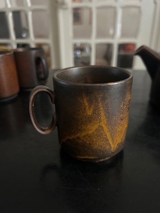 Image 1 of Ruska theeservies van Ulla Procopé voor Arabia