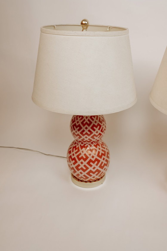 Image 1 of Vintage eclectic table lamps, set of 2