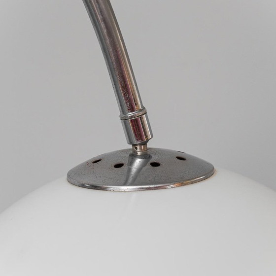 Image 1 of LAMPADA DA TERRA AD ARCO HARVEY GUZZINI ANNI '70 VINTAGE MODERNARIATO