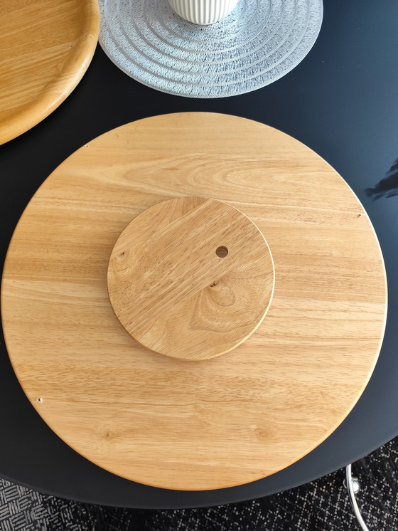 Image 1 of JENS QUISTGAARD ​​Serveerwagen – Mid-Century Vintage Lazy Susan (Dansk Design / Nissen)