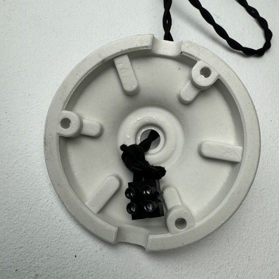 Image 1 of Vintage glazen hanglamp uit de jaren 70