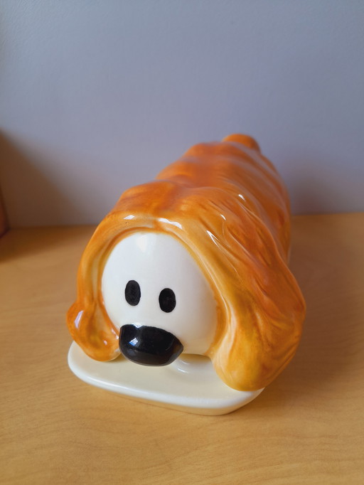 Polux butter dish in Salins earthenware, 1960