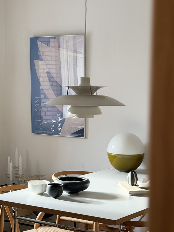 Image 1 of Louis Poulsen PH 5 pendant lamp, designed by Poul Henningsen, in Classic White