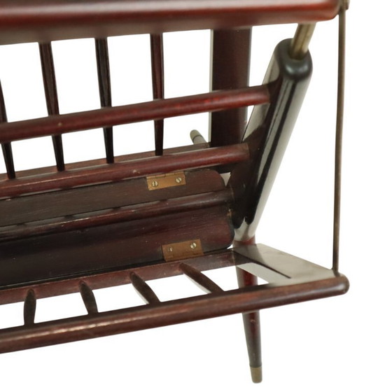 Image 1 of Italian Magazine Rack Magazine Rack Cesare Lacca