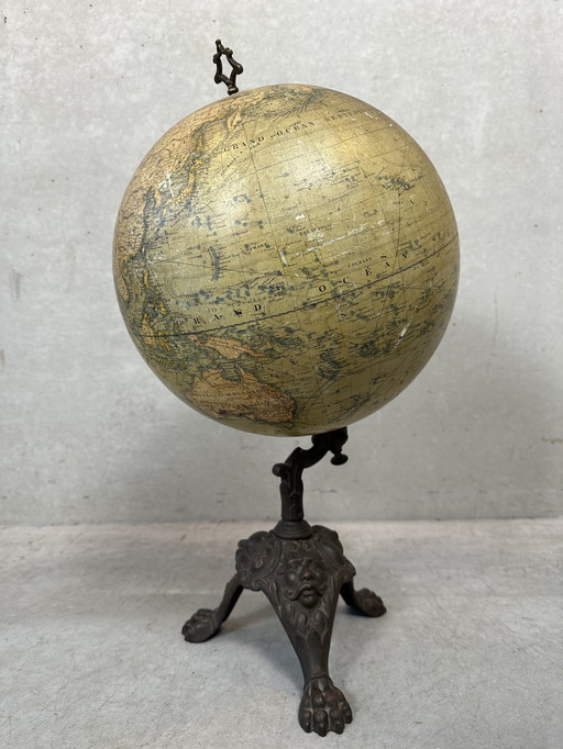 Globe terrestre ancien - Lebegue ca 1900