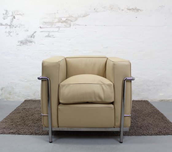 Image 1 of 2X Lc2 Chair Le Corbusier, Cassina, Charlotte Perriand Seats