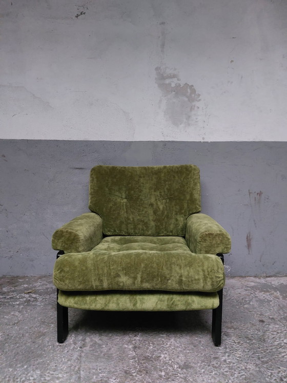 Image 1 of 2 X Mid-Century Green Relax Chairs