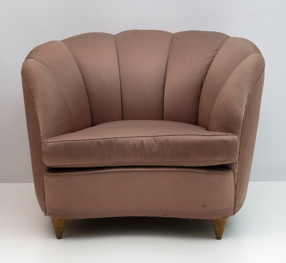 Image 1 of Gio Ponti Sillones Curvos Raros Italianos de Mitad de Siglo "Casa E Giardino" 1936, Pareja