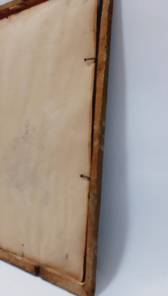 Image 1 of Impression d'art portrait encadrée vintage