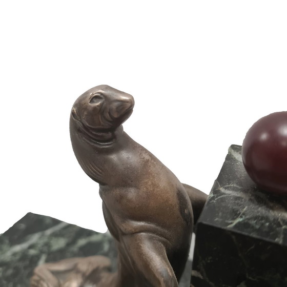 Image 1 of Serre-livres Maurice Frecourt Art déco, vers 1925