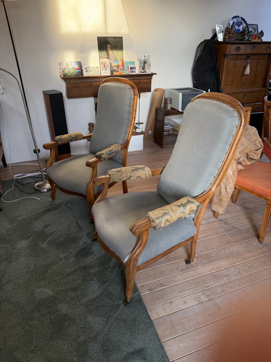 Image 1 of Voltaire stoelen, 2 stuks 