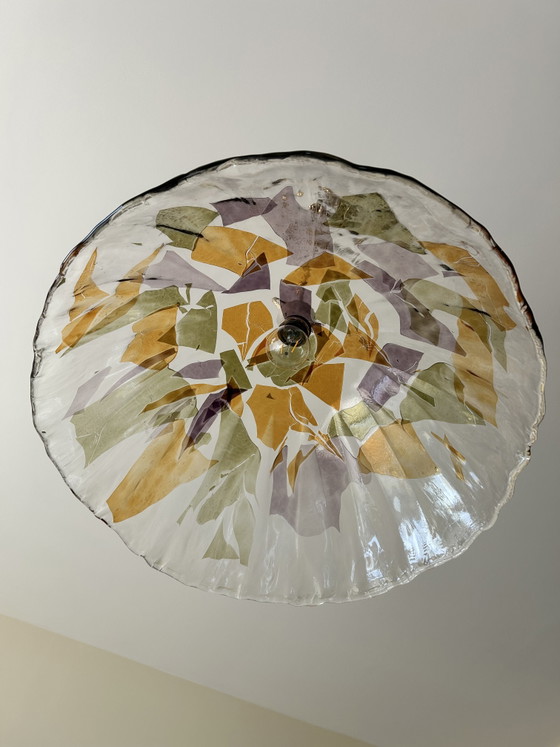 Large Murano Mazzega Ceiling Lamp – Pendant lamps, Murano Glass (photo 3 of 5)