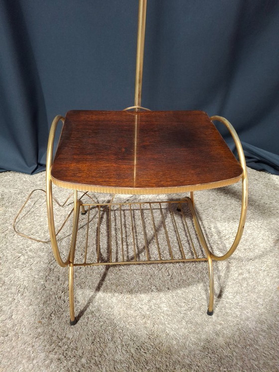 Image 1 of 1950s reading floor lamp