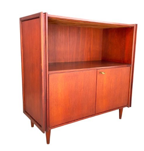 Image 1 of Teakhouten highboard, 1960