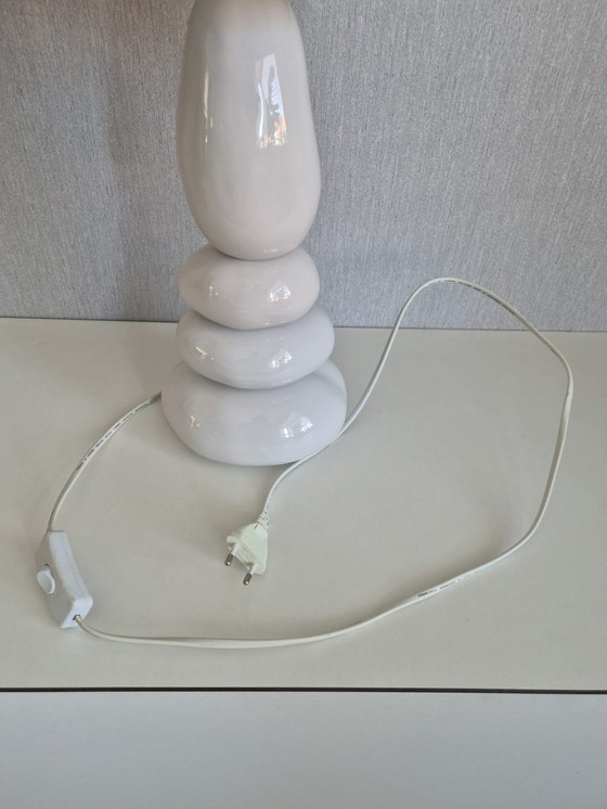 Image 1 of Stone Table Lamp François Chatain Style