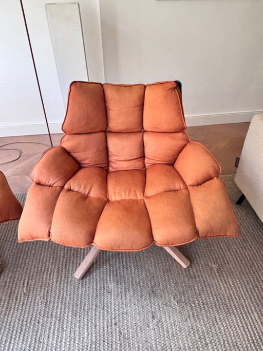 B&B Italia 2 sedie Husk – stoelen fauteuils, Plastic, Textile (photo 2 of 7)