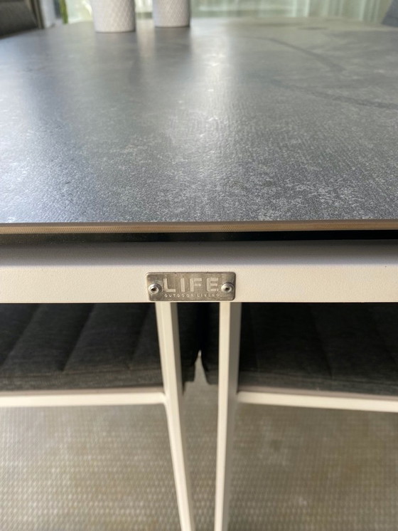 Image 1 of Lounge table with 4 chairs