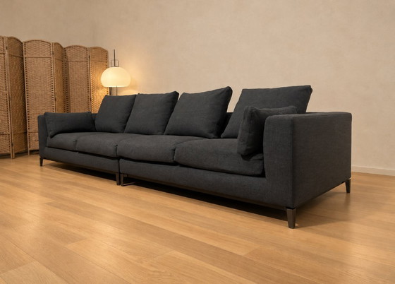Minotti Andersen 4 posti come nuovo + GARANZIA, Divani 3 posti, Altro, Metallo, Grigio, Modern (foto 4 di 10)