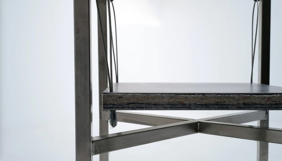 Image 1 of Postmodern steel Sensilla chair by Christoph Siebrasse, 1980's