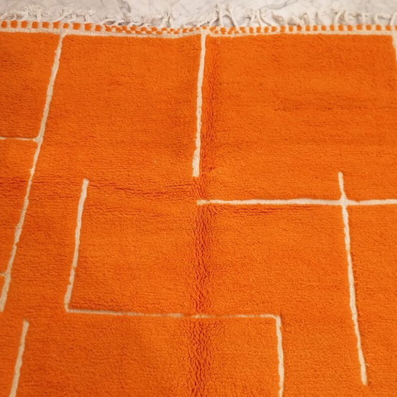 Image 1 of Handmade orange rug, 200cm x 300cm