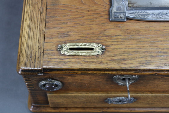 Image 1 of Antike hölzerne Registrierkasse