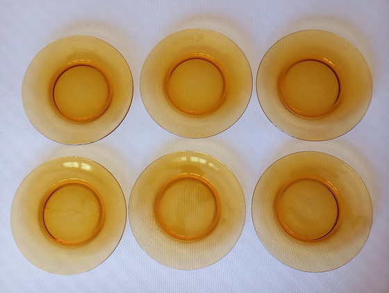 Image 1 of Vereco vintage amber dinner plates
