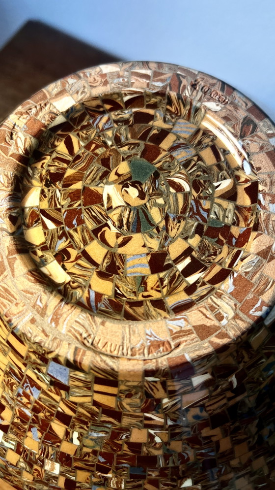 Image 1 of Jean Gerbino Vallauris ceramic vase – mosaic technique – signed