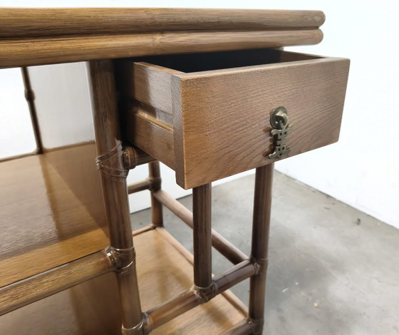 Image 1 of Bamboe serveerwagen van MqGuire