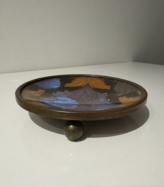 Image 1 of Art Deco butterfly wing trinket tray, Billere
