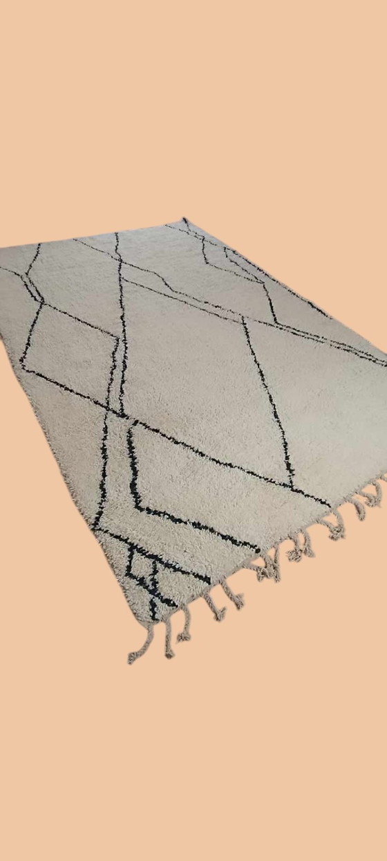 Image 1 of Tapis berbère laine vierge Tapis marocain - 300 x 200 cm 302x 296 m Type B12.4